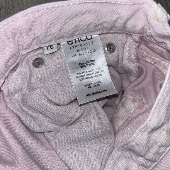 Ética Denim Tyler Vintage Straight High Waisted Jeans Pink Size 26 - Picture 13 of 15